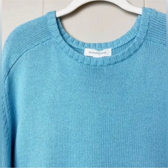 NWT Nordstrom Treasure & Bond Light Blue Crewneck Sweater Size Small - Picture 3 of 6